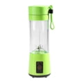 thumbnail image 2 of Aigid Juicer,350-400ML Portable USB Rechargeable Plactic Juicer Fruit Juice Extractor Blender(Green), 2 of 8