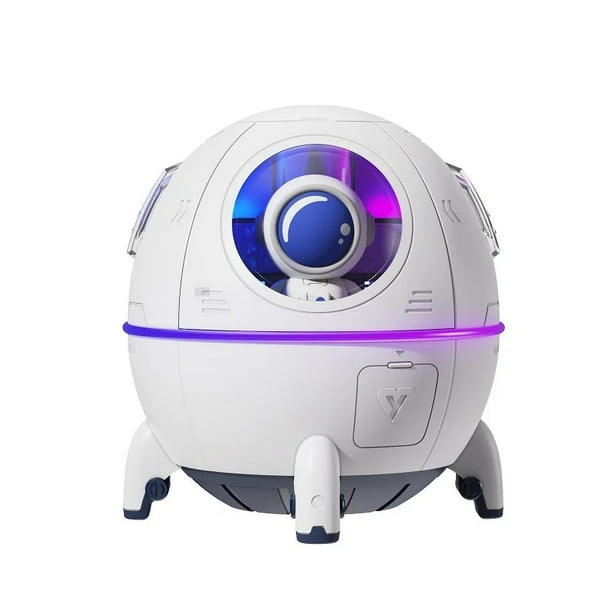 Space Capsule Air Humidifier USB Ultrasonic Cool Mist Aromatherapy Water Diffuser with Led Light Astronaut Humidificador