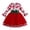 01-Red, variant on Nmnitkp Toddler Girls Tulle Dress Summer Ruffle Sleeve Baby Girls Tutu Princess Party Casual Tiered Dress 3-9Y