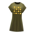 thumbnail image 2 of Vestido corto de verano para mujer, disfraz de recuerdo, vestido con cuello redondo para citas en la oficina S, 2 of 7