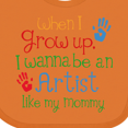 thumbnail image 4 of Inktastic Artist Like Mommy Boys or Girls Baby Bib, 4 of 4