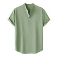 thumbnail image 2 of pstuiky camisetas camisas para hombre, Camisa hawaiana informal de manga corta con cuello alto y botones para hombre ropa de hombre xl, 2 of 6