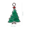 thumbnail image 2 of ColoMX 20 colgantes de aleación con forma de árbol de Navidad para hacer joyas, accesorios decorativos DIY para collares, pulseras y llaveros., 2 of 7