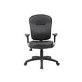 thumbnail image 6 of Boss Office Products Black Leather Task Chair with Adjustable Arms, 6 of 8