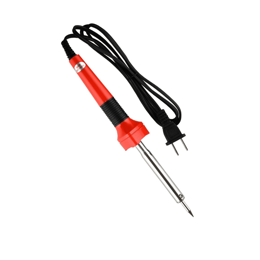 40W Pencil Soldering Iron with LED Illumination -110V Soft-Grip Handle 3 LED Lights Pipemans Installation Solution
