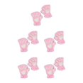 thumbnail image 1 of Minnieouse Guantes sin dedos con garra de oso, suaves y cómodos, para un aspecto moderno, guantes de medio dedo, color rosa cálido Type2 NO2, 1 of 6