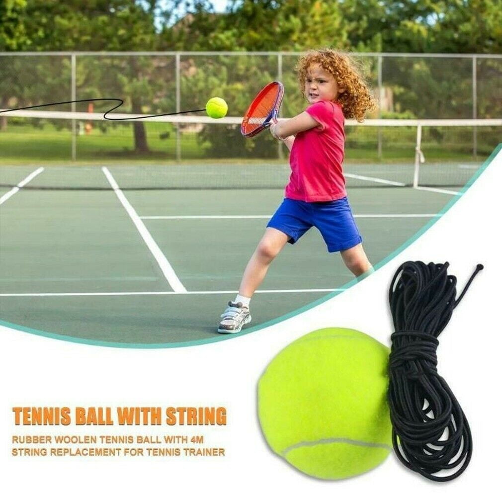 2pcs Tennis Training Ball Elastic Rope Ball On String Trainer Practice Balls 