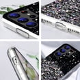 thumbnail image 4 of Compatible with Samsung S23 Ultra Case Clear Glitter Silicone, Phone Case Samsung Galaxy S23 Ultra Case Glitter Sparkle Pink Shockproof Thin Cover (Black), 4 of 7