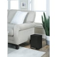 thumbnail image 3 of SunnyPoint 6 Liter / 1.58 Gallon Trash Can with Plastic Inner Buckets; Rectangle Bathroom, Office, Kitchen, and Bedroom Step On and Slow Close (BLK), 3 of 5