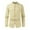 Khaki, variant on IROINNID Button Down Shirts for Men Solid Stand Collar Pocket Button Long Sleeve Shirt Blouse,White