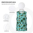thumbnail image 3 of Naloa Pineapple Sea Turtle Basketball Jersey Reversible Men's Mesh Athletic Sports Shirts Training Practice S-4XLLarge, 3 of 6