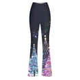 thumbnail image 5 of QATAINLAV Yoga Pants for Women Christmas High Waist Flare Leggings Casual Milk Silk Soft Workout Athletic Bell Bottom Trousers Multicolor S Gifts for Mom, 5 of 6