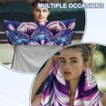 thumbnail image 3 of XYZCANDO Pink Mandala Car Seat Towel Cars Drying Towels & Seats Protectors for Gym Workout Running Swimming Beach and Hiking Non Slip Backing Sweatproof Cushion Protector, 3 of 7