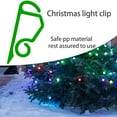 thumbnail image 6 of 100 Pieces Christmas Light Clips, Weatherproof Gutter Hooks for Outdoor Lights, Light Hooks Hang Gutter Lights Clip for Halloween Christmas Outdoor Decoration String Lights, 6 of 10
