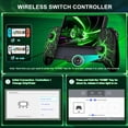 thumbnail image 4 of Wireless Switch Controller, One-Piece Joypad Controller Replacement for Switch Pro Controller, Joy-cons for Nintendo Switch/OLED with Adjustable Turbo, Programmable, 4 of 7