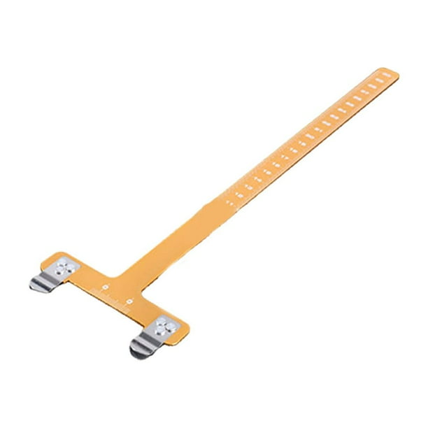 Wosthever Regla en T, Material Premium, superficie lisa, accesorios de tiro con , cuerdas de aleación de aluminio en forma de T, juego de tiro y tiro con Naranja