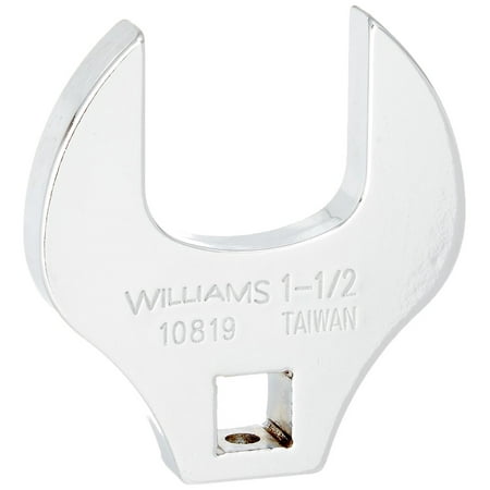 Flare Crowfoot Wrench Set - 10819 1/2-Inch Open End Drive Crowfoot Wrench, 1-1/2-Inch, Williams 3/8