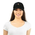 thumbnail image 5 of DALIX Tulip Hat Womens Floral Collection Baseball Cap in Black, 5 of 6