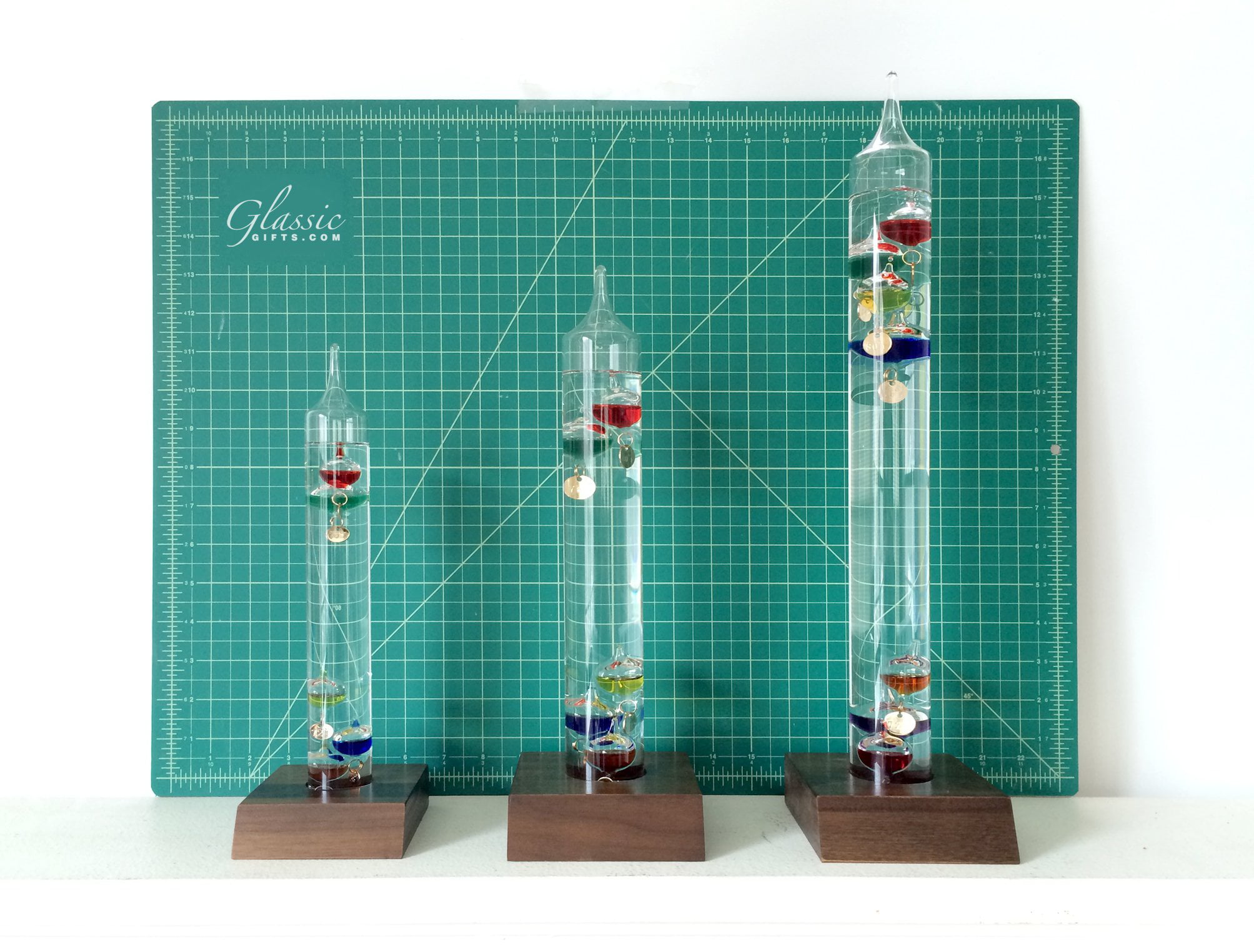 Glassic Gifts® Galileo Thermometer (17 Tall)
