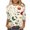 Multicolor Plus Size Blouse for Women_u, variant on CYMMPU 3/4 Sleeve Blouses for Women Dressy Casual Tunic Tops Crew Neck Spring Tops Fall Fashion Shirts Flower Printed Loose Fit Lightweight Basic T-Shirts Multicolor XXL