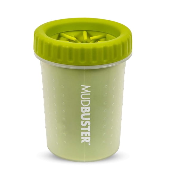 Limpiador Portátil Dexas Verde Mediano para Patas de Perro
