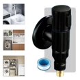 ONe in Two Out Washing Machine Double Control Faucet Check