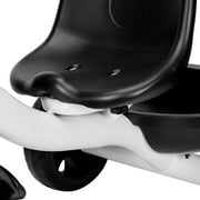Myriann Toddler Tricycle with Front and Rear Baskets, White