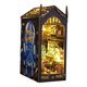 thumbnail image 5 of de rincón de libros, de casa en miniatura DIY, regalos de cumpleaños, rompecabezas de madera 3D con luces para niños y niñas, sala de estar,, 5 of 7