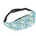 thumbnail image 4 of Bangcool Sac Banane Mode Impression 3D Sac Banane Ajustable pour Femmes, 4 of 5