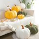thumbnail image 2 of Almohada decorativa de calabaza de felpa 3D, almohadas, regalos de cumpleaños, cojín de asiento, almohadas decorativas para habitación de niños, decoración de sofá, verde, 30cm, 2 of 5