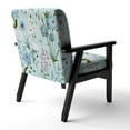 thumbnail image 5 of Designart "Blossoming Pastel Wildflowers On Light Blue VII" Upholstered Floral Bouquet Accent Chair and Traditional Arm Chair - Multiple Color & Pattern, 5 of 7