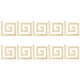 thumbnail image 3 of Pegatinas De Pared, Pegatina De Línea De Cintura De Aspecto Elegante Anticorrosión, Oficina Para Comedor Restaurante Hogar Fugacal Oro, 3 of 8