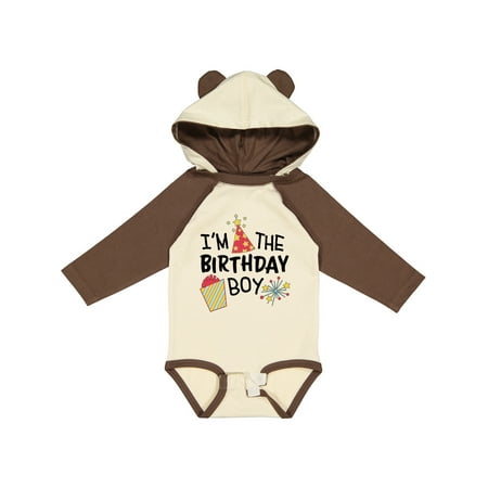 

Inktastic I m the Birthday Boy Gift Baby Boy Long Sleeve Bodysuit