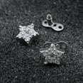 thumbnail image 5 of EHJRE 2pcs Dermal Anchor Tops and Base Titanium Steel Piercing Jewelry Star/, 5 of 9