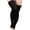 Plus Size- Black, variant on Plus Size Knit Leg Warmer Women Thick Thigh High Boot Extra Long Large Socks