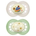 thumbnail image 3 of MAM Nuit - Sucette de silicone, 6 mois+, Brille dans le nuit, 2 PK, 3 of 10