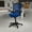 Blue, variant on Emma + Oliver High Back White Mesh Ergonomic Office Chair with White Frame and Flip-up Arms