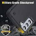 thumbnail image 2 of Samsung Galaxy S21 Plus 5G Case Military Shockproof Magnetic Kickstand Cell Phone Cover Protective with Upgrade Hard PC & Premium Soft TPU Kickstand for Galaxy S21 Plus 6.7 inch Black, 2 of 7