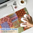thumbnail image 4 of Long Mouse Pads for Desk,Pioneer Flower Floral Print Pattern Desk Mats on Top Of Desks, Desk Mouse Pad Extra Large with 3mm Non-Slip Base and Stitched Edge for Gaming,Office,Work,Home 31.5"x11.8", 4 of 6