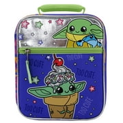 Lucas Kid's Star Wars Mandalorian Insulated Reusable Lunch Bag for Boys