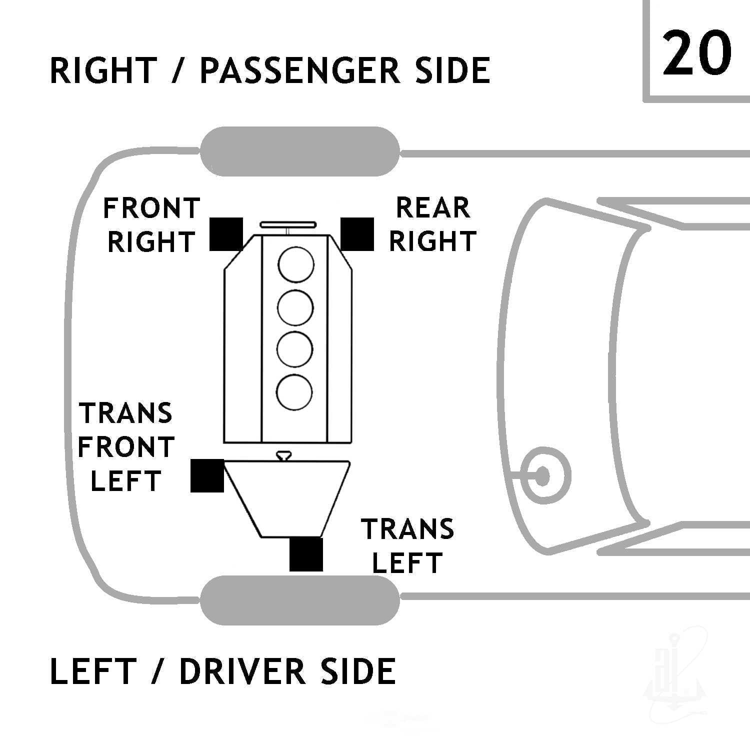 Anchor 8361 Engine Mount