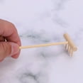 thumbnail image 2 of Zen Sand Tray Tool with Wood Mini Rake for Decoration Assorted Color Garden Sandbox Rakes 5pcs, 2 of 8