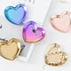 thumbnail image 5 of Plato de joyería en forma de corazón Bandeja de almacenamiento de acero inoxidable Bandejas organizadoras de joyas Regalo de San Valentín para mujeres damas (dorado), 5 of 5