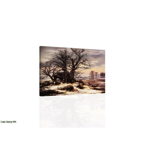 Winter Landscape Dahl CANVAS or PRINT WALL ART