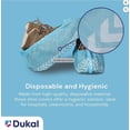 thumbnail image 2 of Dukal Protective Boot & Shoe Covers, Disposable, Non-Skid, Universal Fit, Pack of 100 (100 Pairs), Blue, 200 Count, 2 of 4