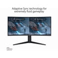 thumbnail image 4 of ASUS TUF Gaming 34 inch UltraWide QHD 2K 1440P 180Hz AMD FreeSync Premium Pro (Adaptive Sync) 1ms HDR400 ELMB Curved Gaming Computer Monitor with Height Adjustable, Swivel & Tilt Stand VG34VQL3A, 4 of 5