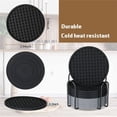 thumbnail image 2 of Paquete de 10 Posavasos para Bebidas, Posavasos de Silicona con Soporte, ProteccióN Antideslizante, Posavasos Lavables, Resistente Al, 2 of 7