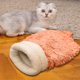 thumbnail image 1 of Pisexur Suministros para mascotas Cama lavable para gatos, saco de dormir cálido para mascotas, cama multifuncional para mascotas, cama aislada para gatos, cueva para masperros, gatos y animales, 1 of 6