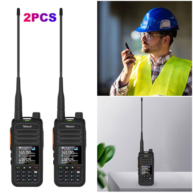 Likrtyny Transceptores radio multibanda Handie-Talkie A36plus UHF/VHF/AM/FM (negro)
