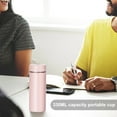 thumbnail image 5 of Vacuum flask stainless steel commuter bottle, vacuum insulation technology lock, 330ml316 stainless steel carry-on cup. - pink, 5 of 5